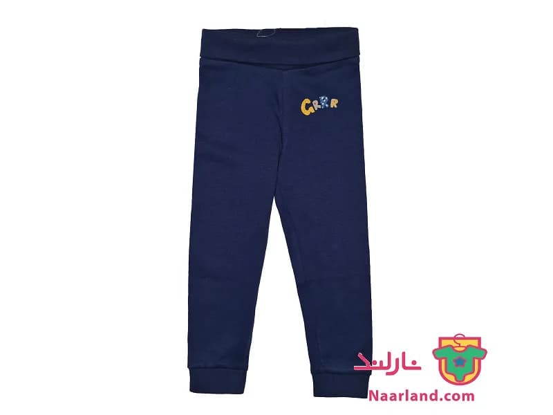 شلوار نوزادی لوپیلو (Lupilu) کمر پهن رنگ زرد ابی خاکی — تصویر ۴