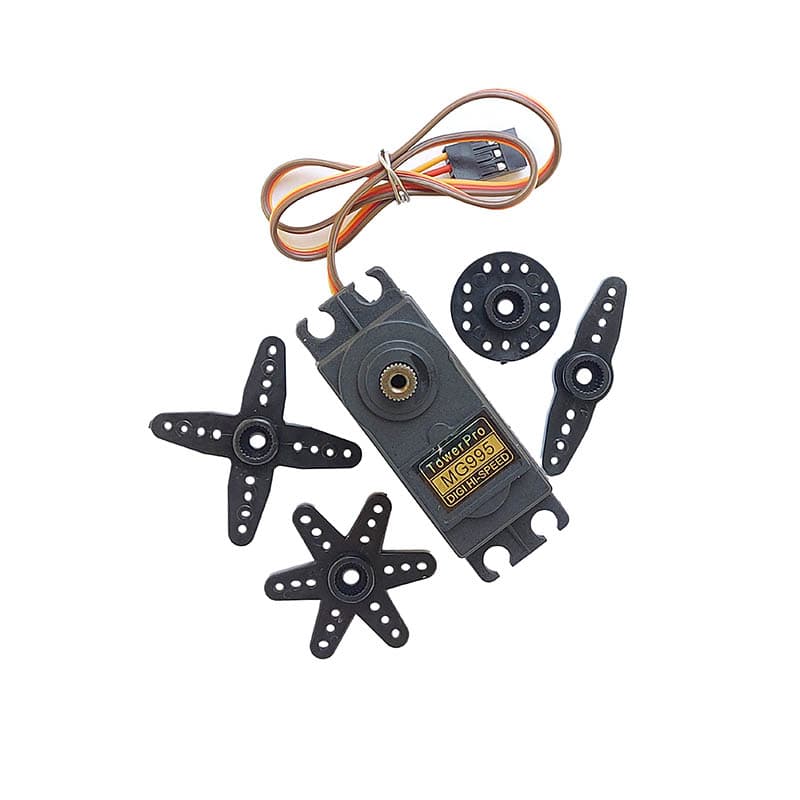 سروو موتور مدل MG995 دنده فلزی 180 درجه TowerPro — تصویر ۲