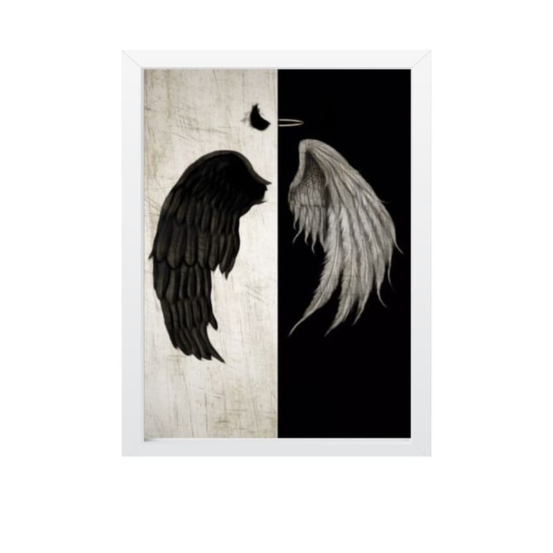 تابلو مدل میس فریم بال ها Devil and Angel