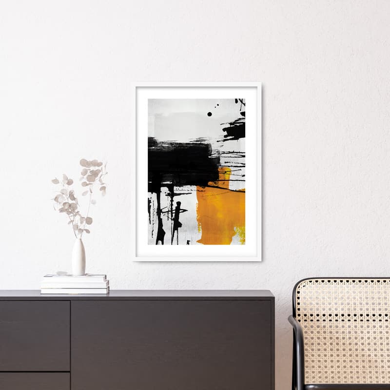 تابلو فورنیمو مدل دکوراتیو Abstract کد 0511W — تصویر ۳