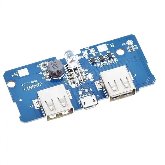 ماژول ساخت پاوربانک JX-887Y دو خروجی 1A و 2A — تصویر ۲