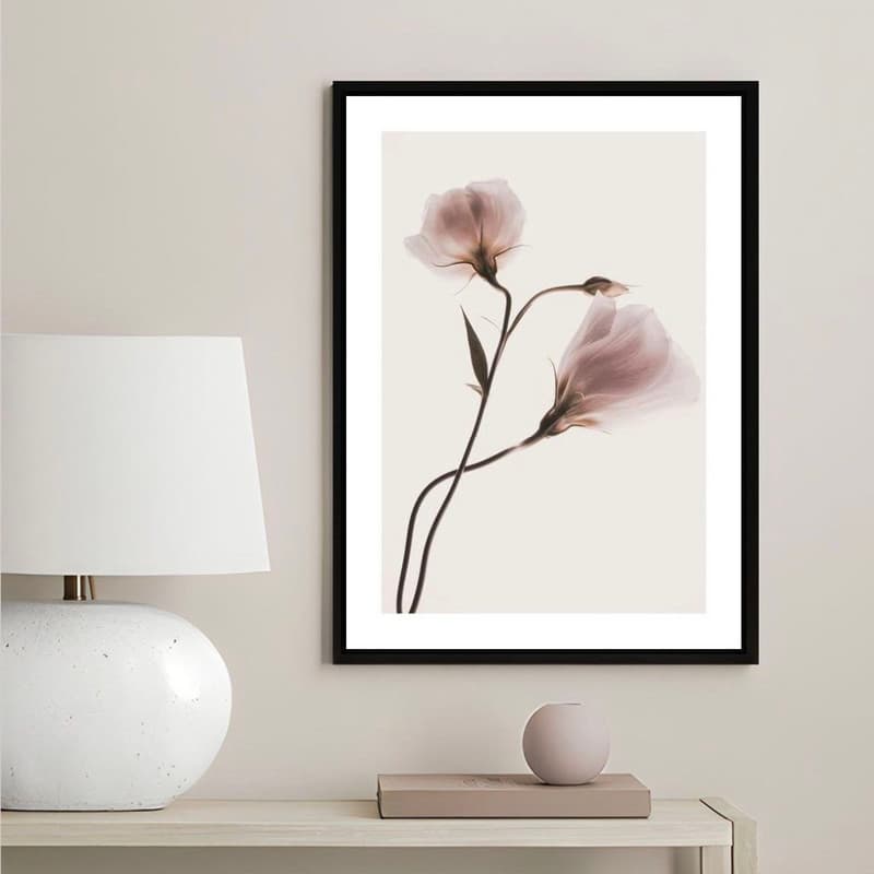 تابلو مدل Pink pastel flower کد 248901357 — تصویر ۲