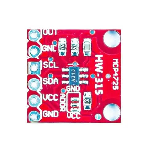 ماژول مبدل دیجیتال به آنالوگ مدل MCP4725 DAC