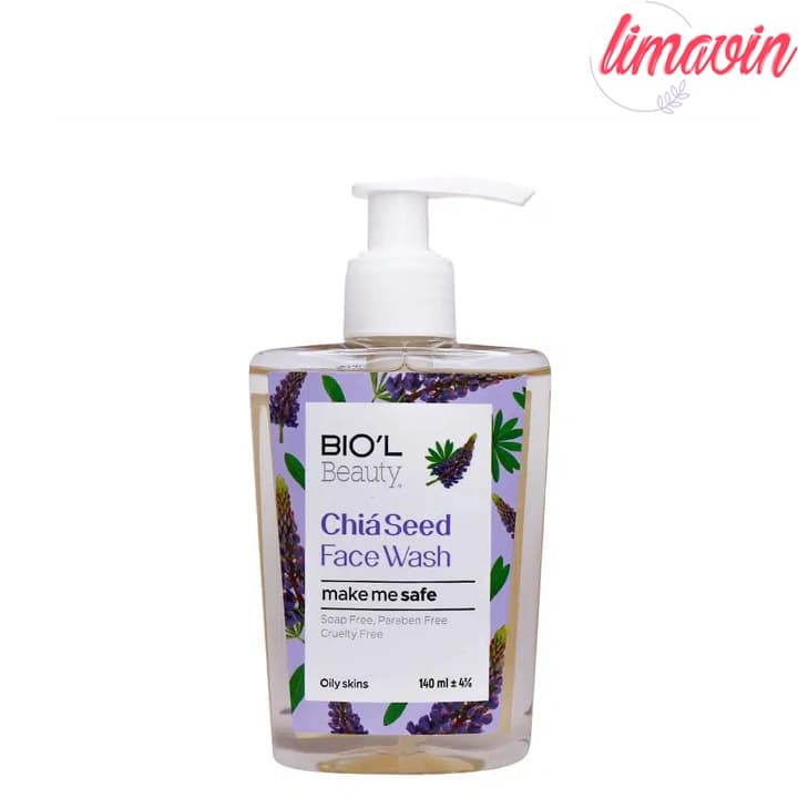 ژل شست‌وشوی صورت بیول مدل CHIA SEEDS مناسب پوست‌ چرب حجم 140 میلی‌لیتر