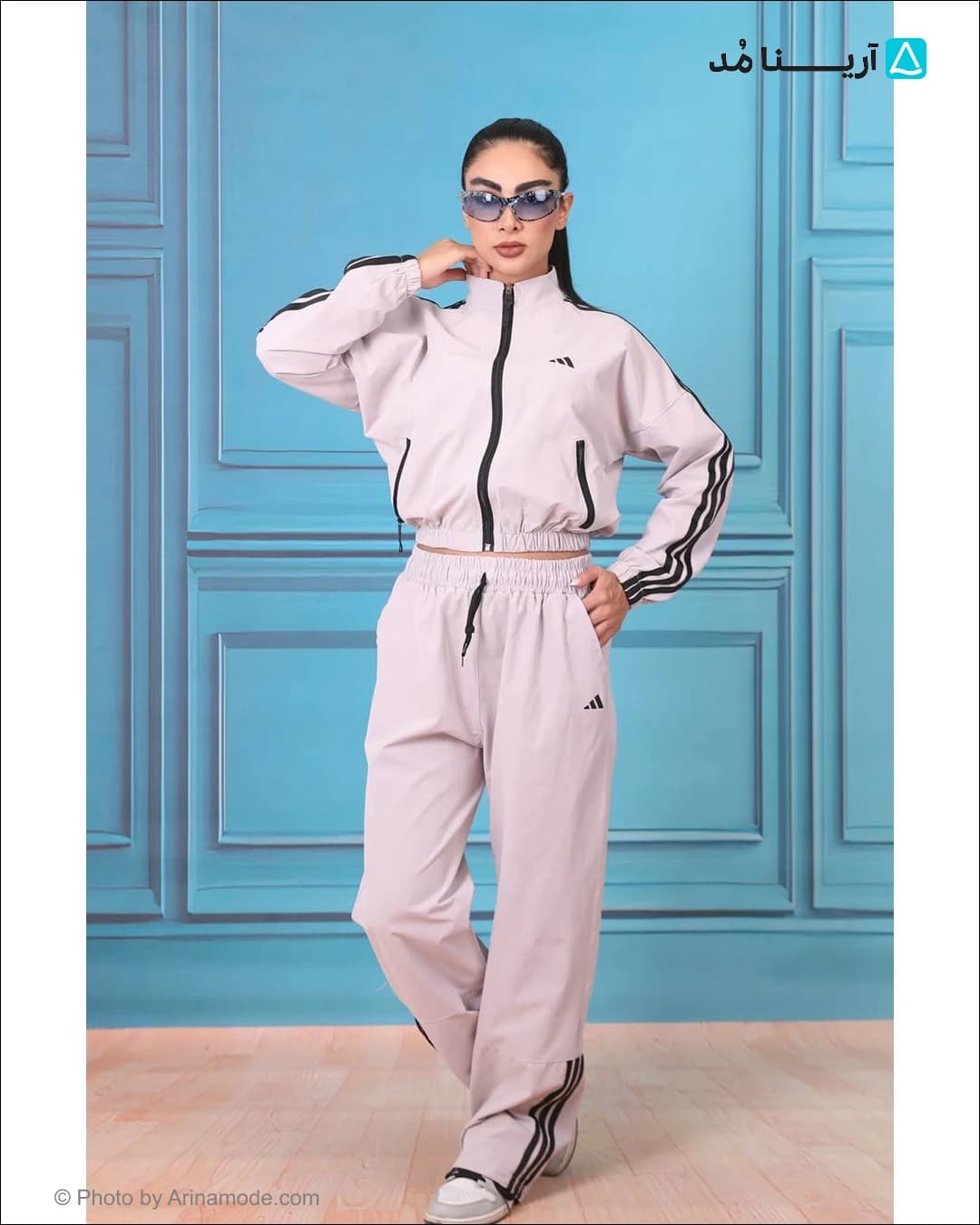 ست سوییشرت و اسلش زنانه آدیداس – adidas