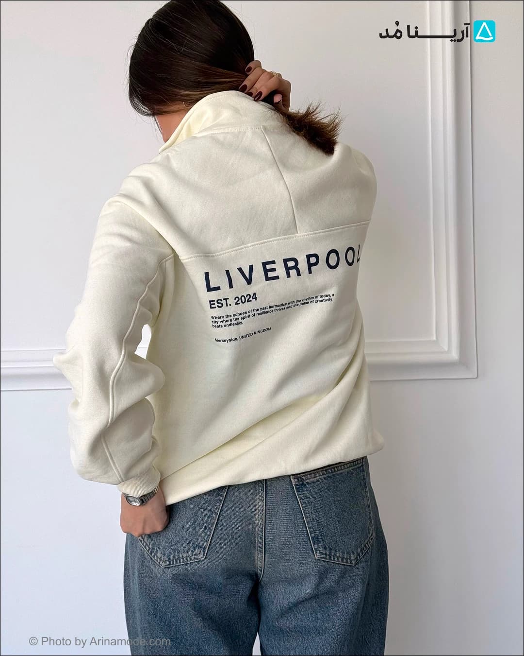 دورس نیم زیپ وارداتی Liverpool — تصویر ۴