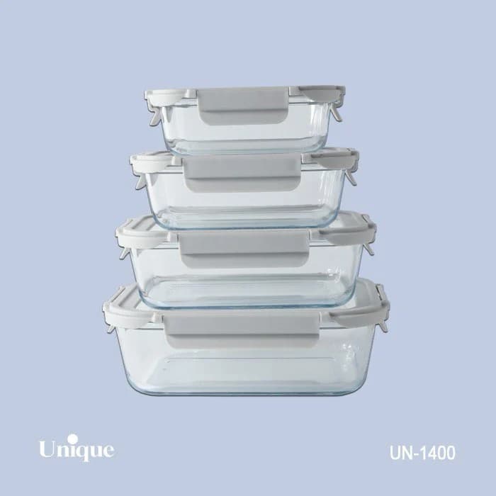 ظرف نگهدارنده یونیک مستطیل 4 عدد کد UN-1400