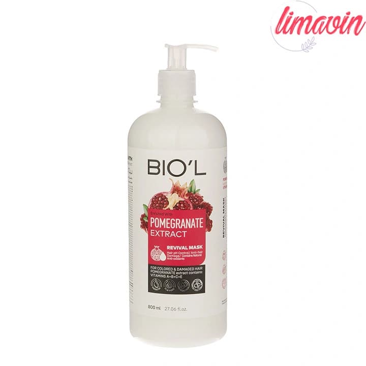 ماسک مو بیول مدل Pomegranate حجم 800 میلی لیتر