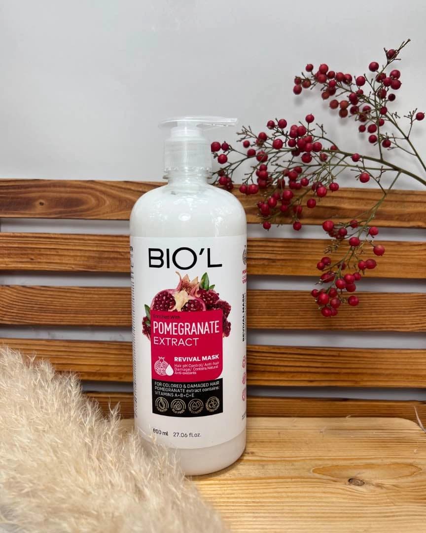 ماسک مو بیول مدل Pomegranate حجم 800 میلی لیتر — تصویر ۲