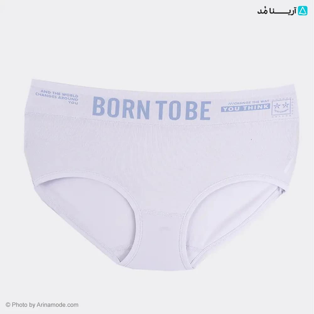 شورت اسلیپ نخی زنانه کمر چاپ BORNTOBE — تصویر ۷