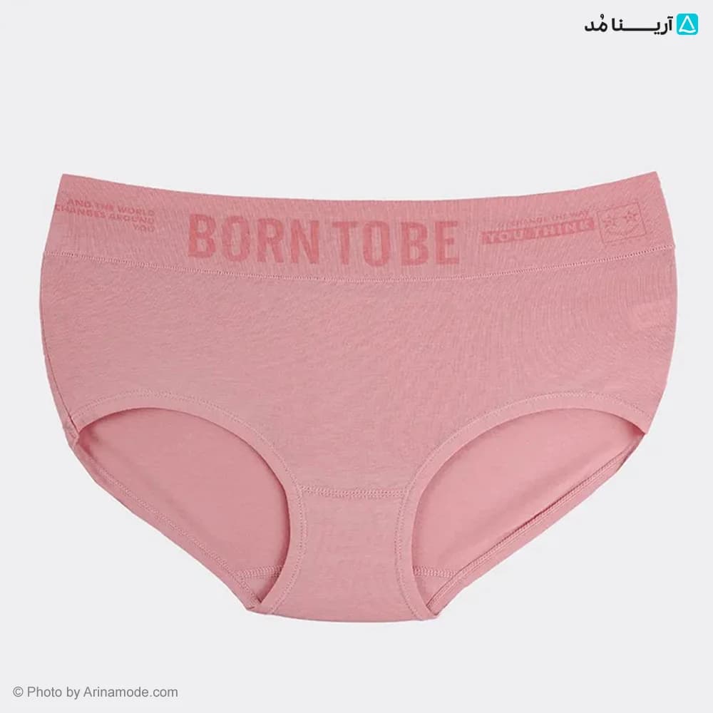 شورت اسلیپ نخی زنانه کمر چاپ BORNTOBE — تصویر ۳