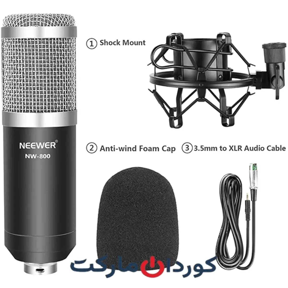 میکروفون استودیویی نیویر NW-800 Neewer — تصویر ۳