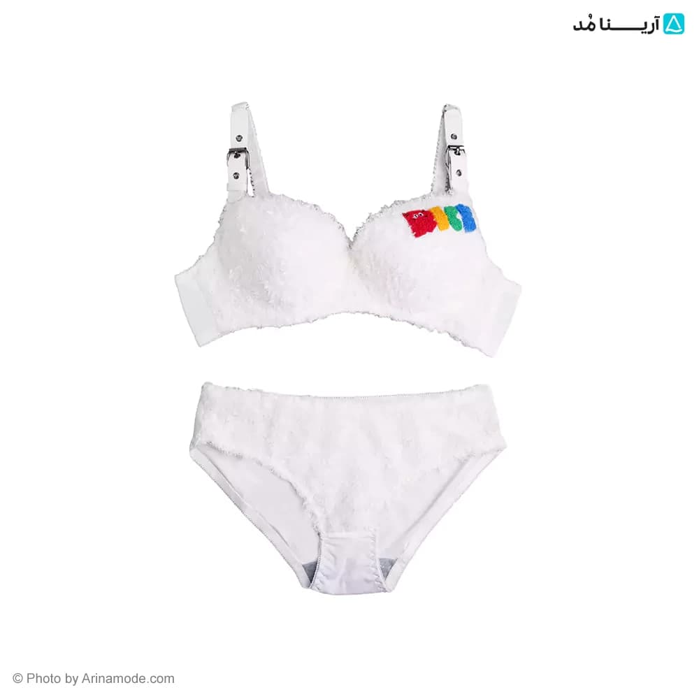 ست شورت و سوتین اسفنجی تدی بند کمربندی — تصویر ۴