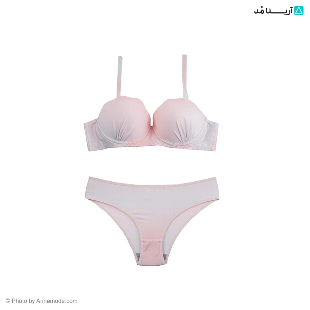 ست شورت و سوتین اسفنجی صدفی لبه دالبری — تصویر ۷