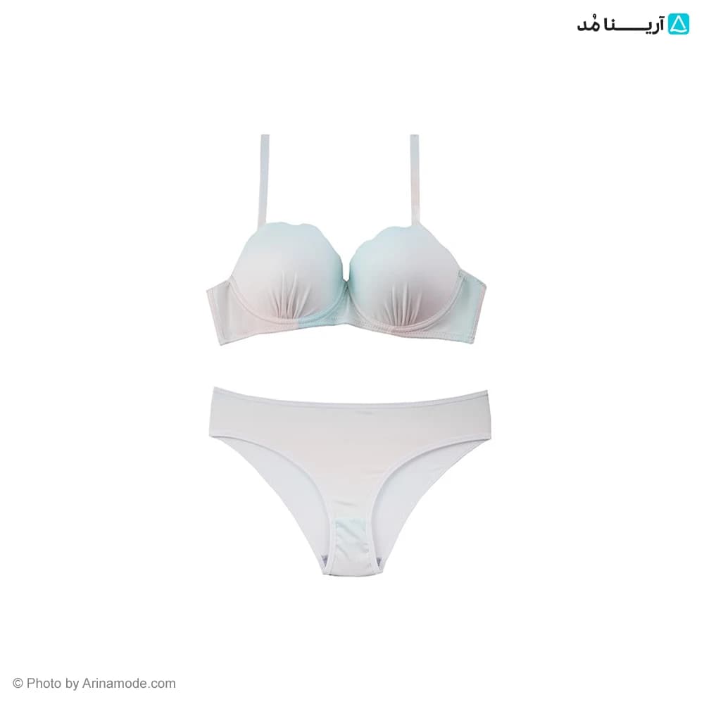 ست شورت و سوتین اسفنجی صدفی لبه دالبری — تصویر ۶