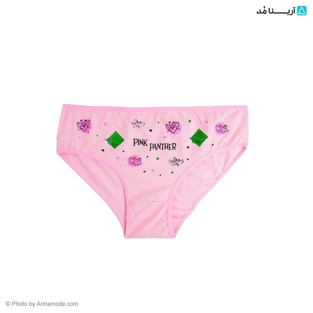 شورت اسلیپ نخی چاپی پلنگ صورتی PINK PANTHER برند فافا — تصویر ۴