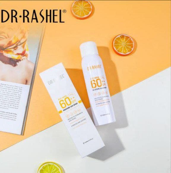 اسپری ضد آفتاب ضدپیری spf60 دکتر راشل 150میل — تصویر ۴