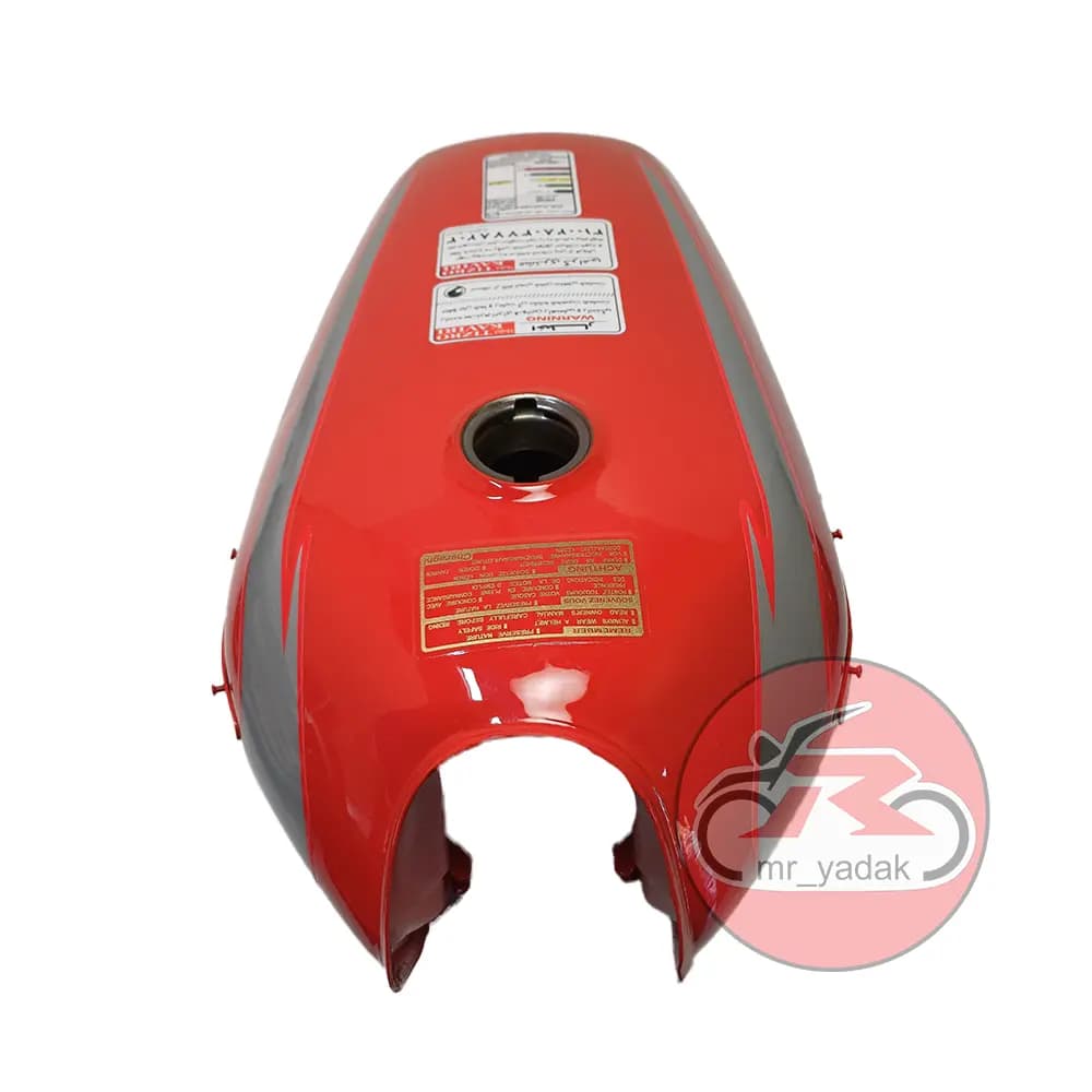 باک موتورسیکلت هندا ورق 8.8 رنگ گوجه ای 82 دور نقره ای — تصویر ۲