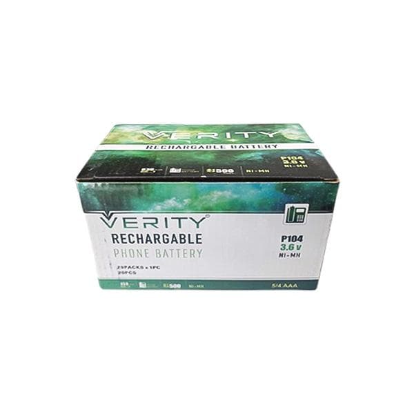 باتری تلفنی 830MAH وریتی مدل P104 — تصویر ۲