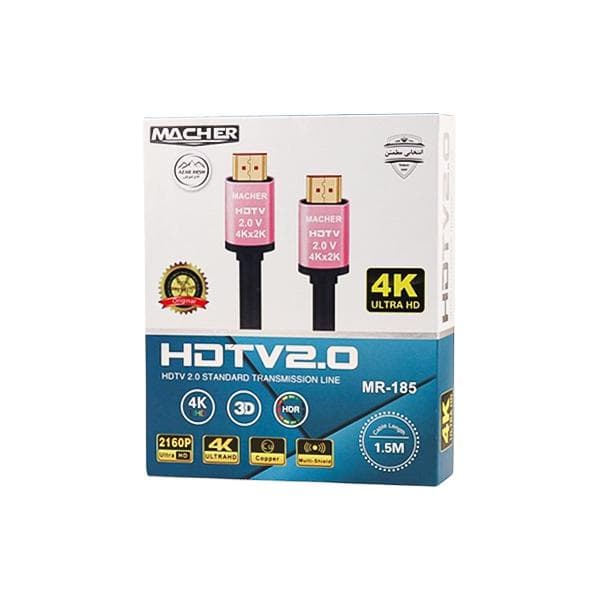 کابل HDMI 4K مچر مدل MR-185 طول 1.5 متر — تصویر ۲
