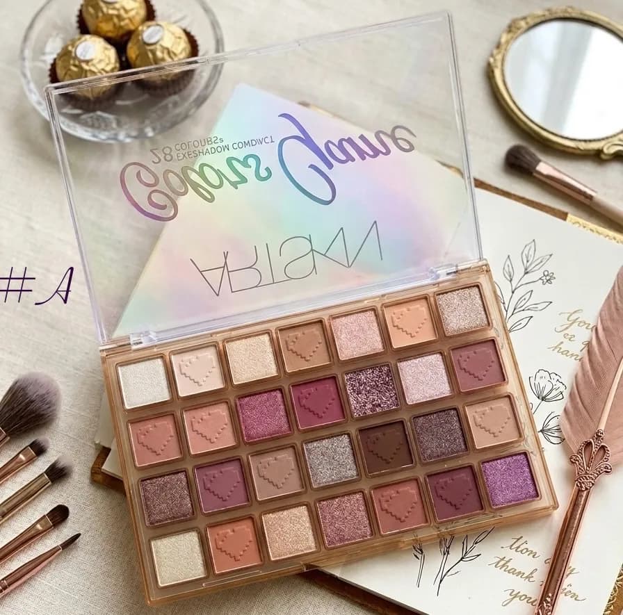 پالت سایه چشم ۲۸ رنگ آرت اسکین مدل Colors Game — تصویر ۳