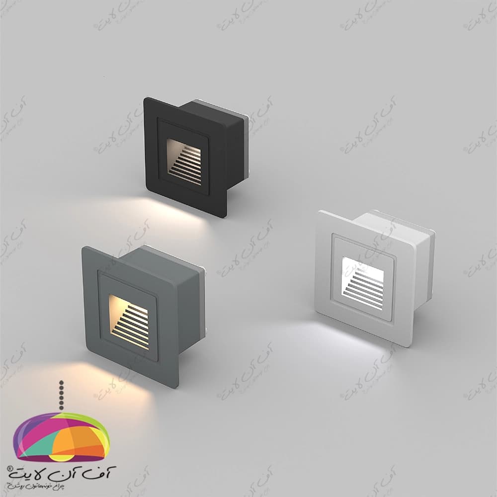 چراغ زیر و کنار پله SH-4001-1W شعاع الکتریک — تصویر ۳
