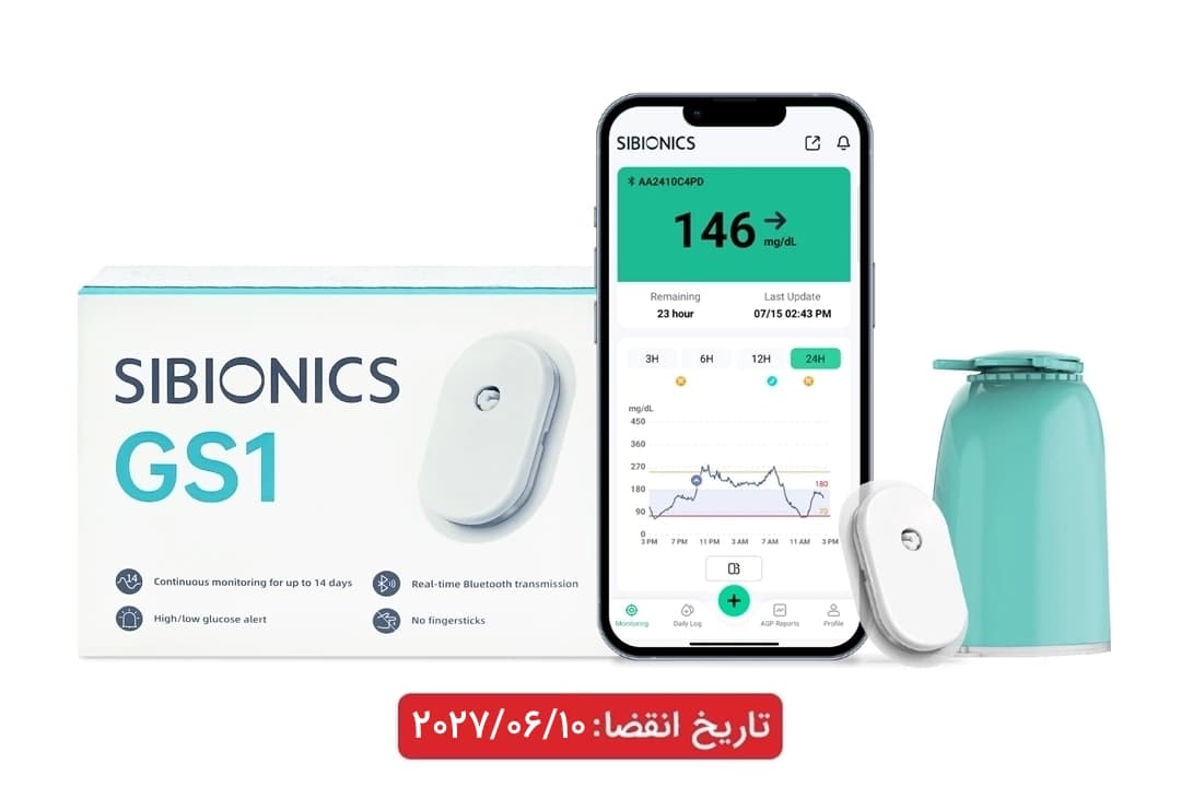 سنسور پایش مداوم قند سایبایونیکس