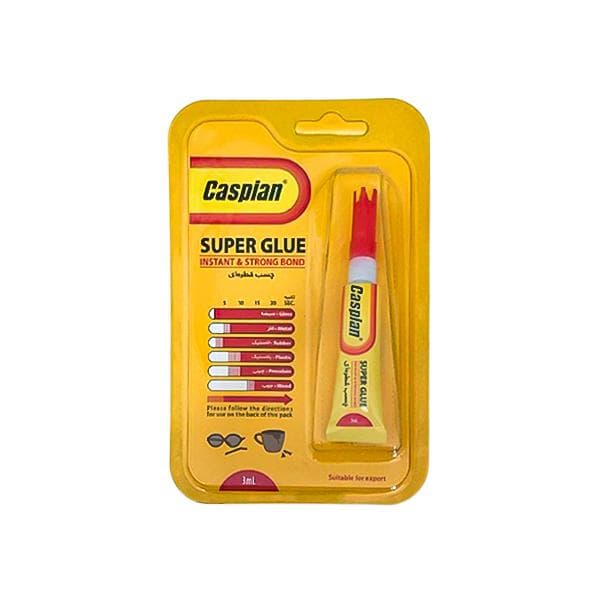 چسب قطره ای 3 گرم کاسپین Super Glue