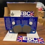 لنت ترمز عقب پورشه پانامرا EBC انگلیس سری BLUE STUFF — تصویر ۲