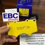 لنت ترمز جلو تویوتا اف جی کروز (FJ cruiser) EBC انگلیس YELLOW STUFF