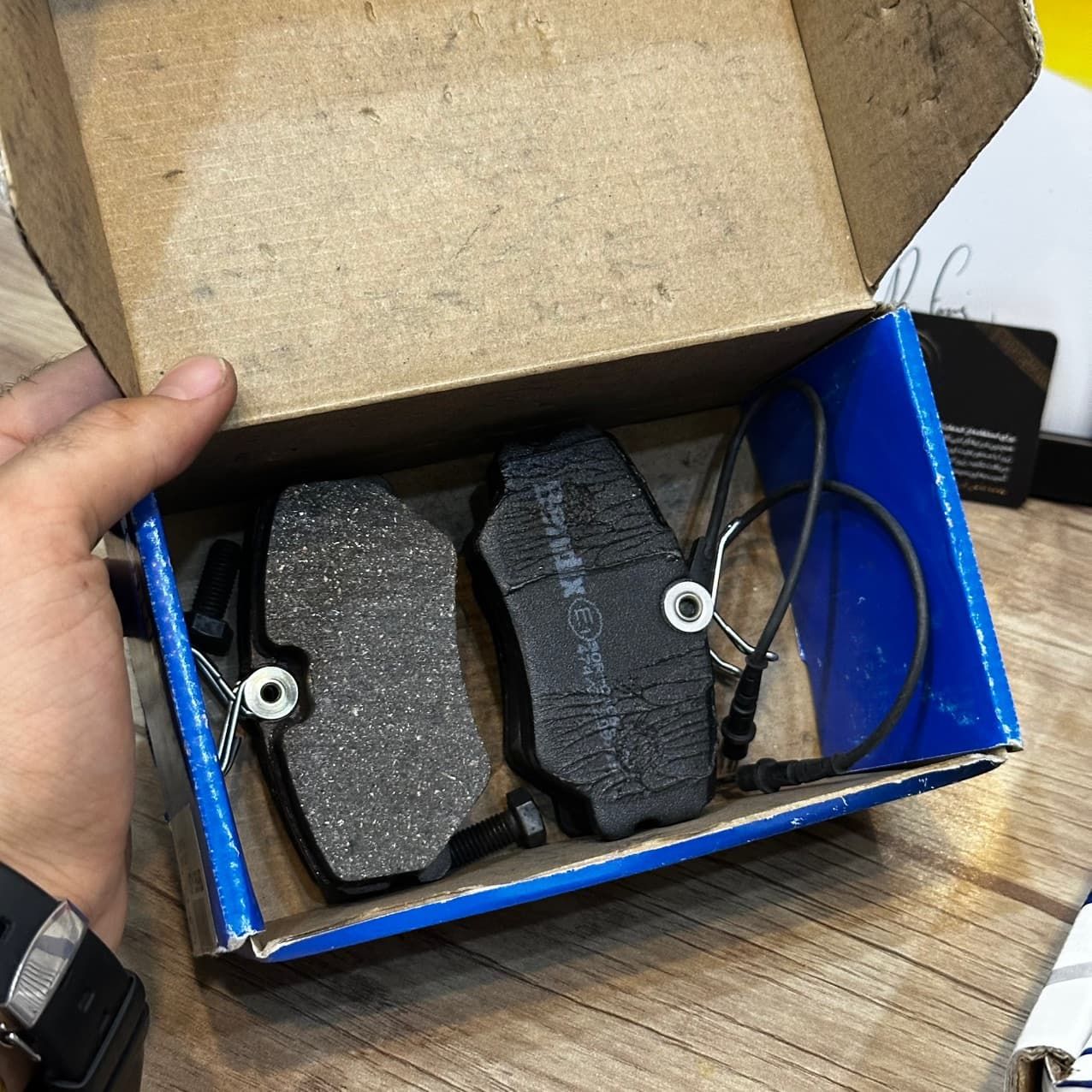 لنت ترمز جلو پژو 405 بندیکس Bendix اصلی فرانسه — تصویر ۴