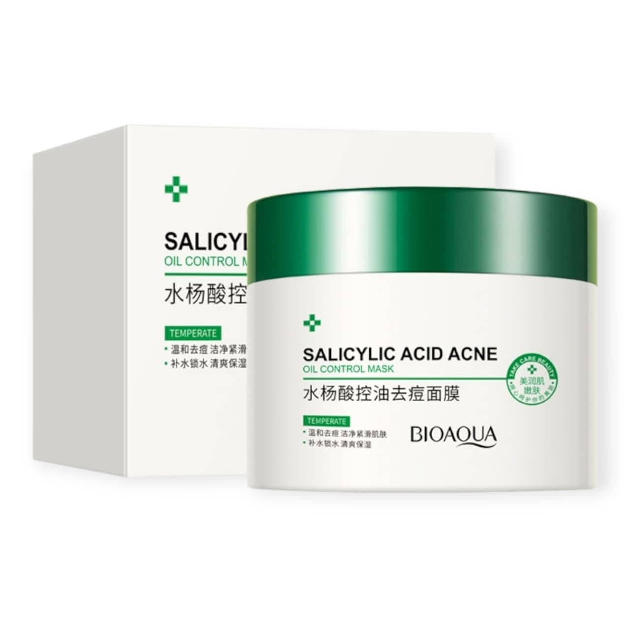 ماسک صورت سالیسیلیک اسید بیوآکواBIOAQUA مدل کاسه ای حجم 120 میلی لیتر