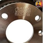 دیسک ترمز جلو دنا پلاس 4 پیچ برند آسمکو (ASMCO) — تصویر ۲