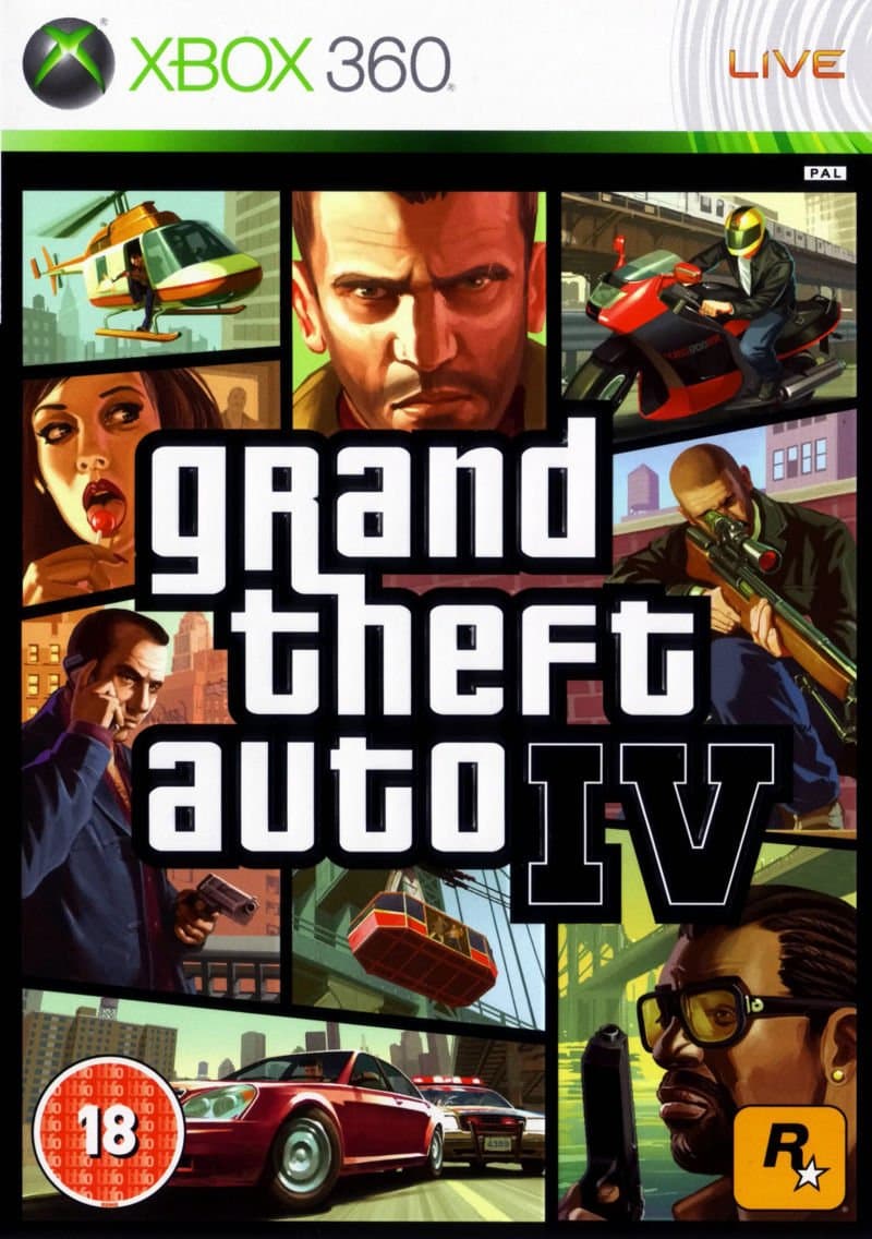 بازی ایکس باکس 360 GTA IV