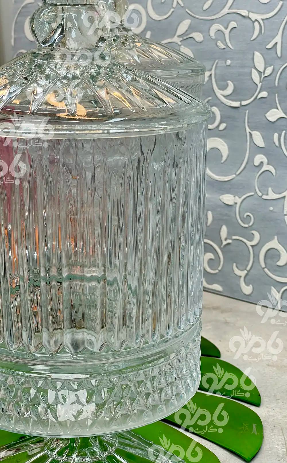 کلمن شربت شیشه ای 4.5 لیتر استوانه آماتیس — تصویر ۲