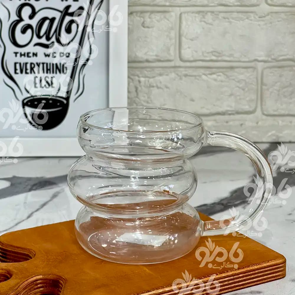 ماگ پیرکس 3طبقه رینگی — تصویر ۲