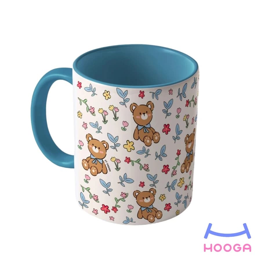 ماگ طرح خرس آبی — تصویر ۲