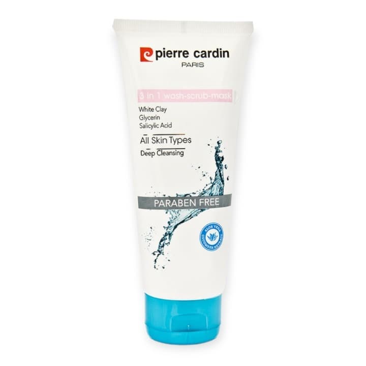 ماسک اسکراب پیرکاردین پاریس PIERRE CARDIN مدل 3 در 1 حجم 100 میل