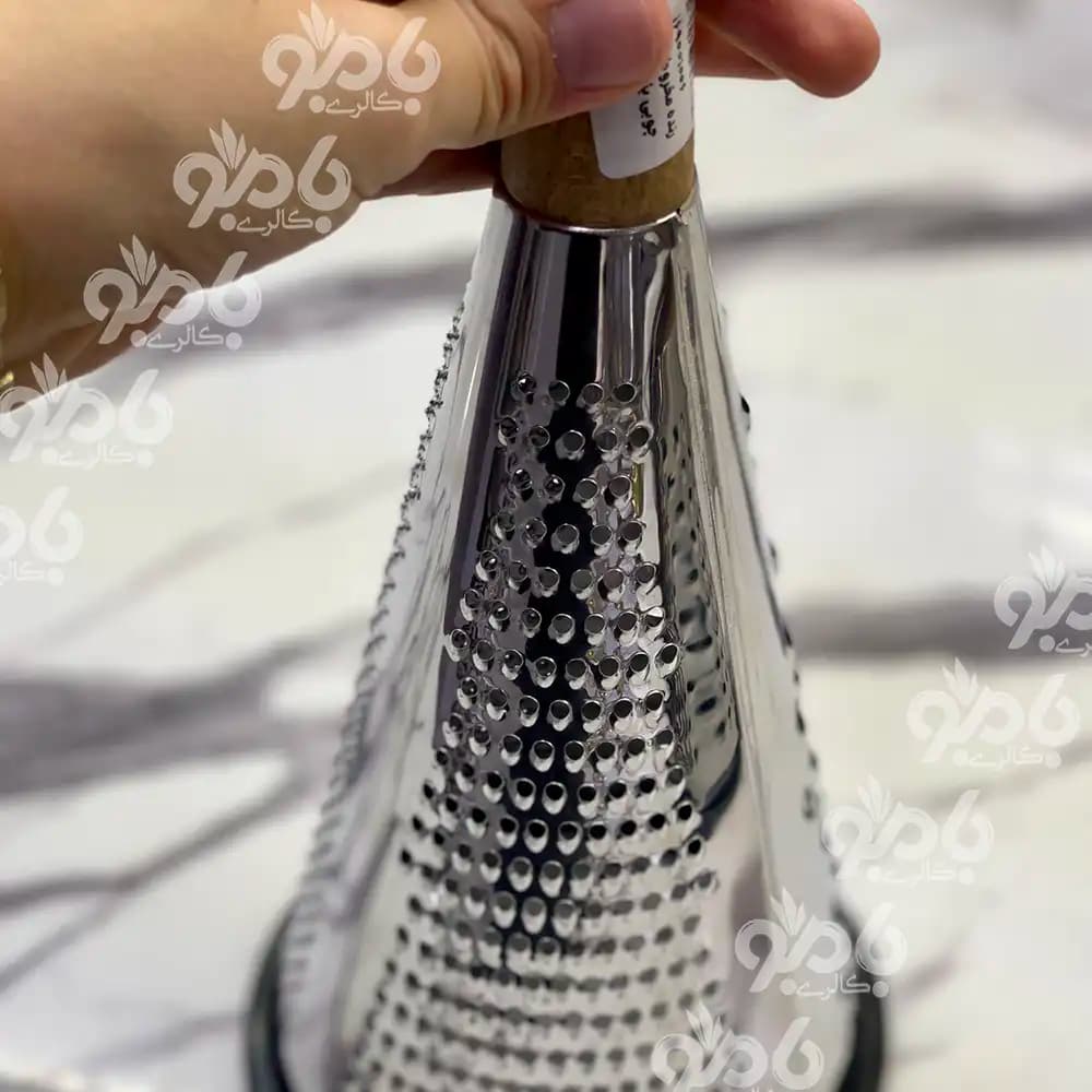 رنده استیل مخروطی چوبی ایرانی — تصویر ۴