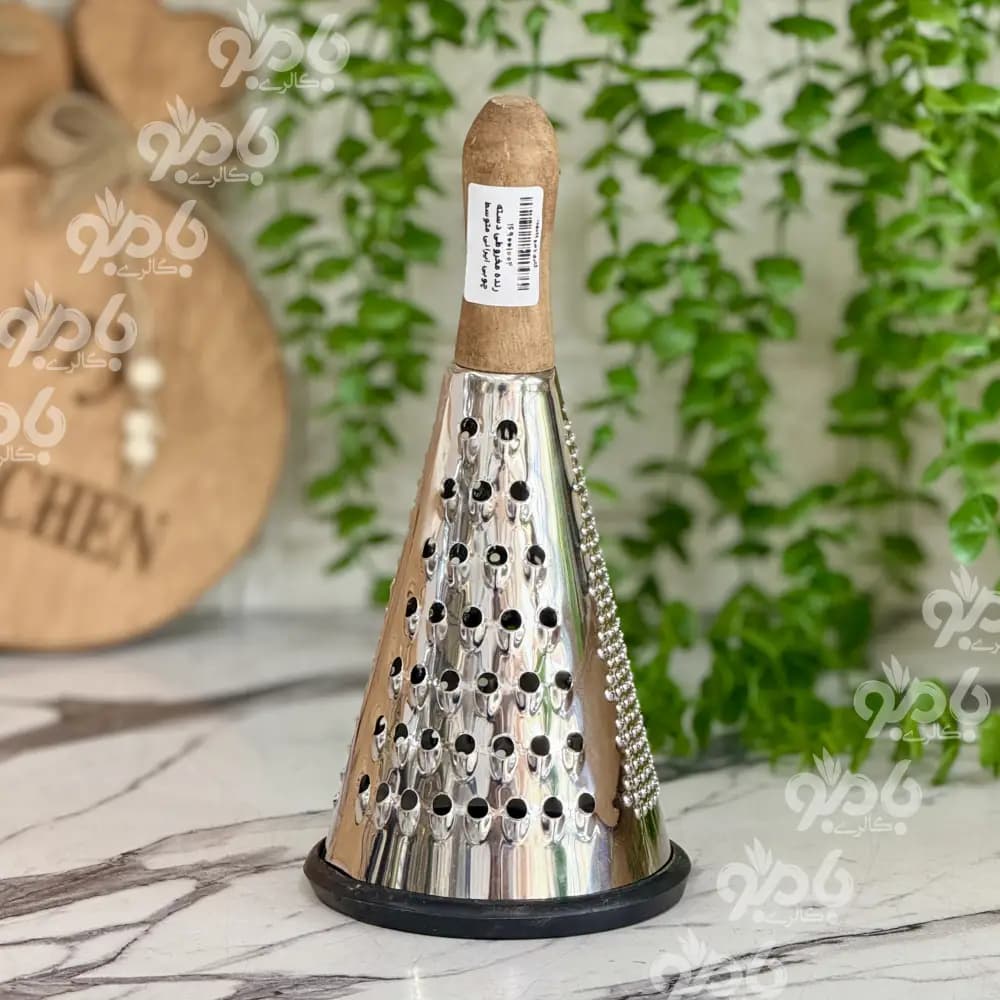 رنده استیل مخروطی چوبی ایرانی — تصویر ۶