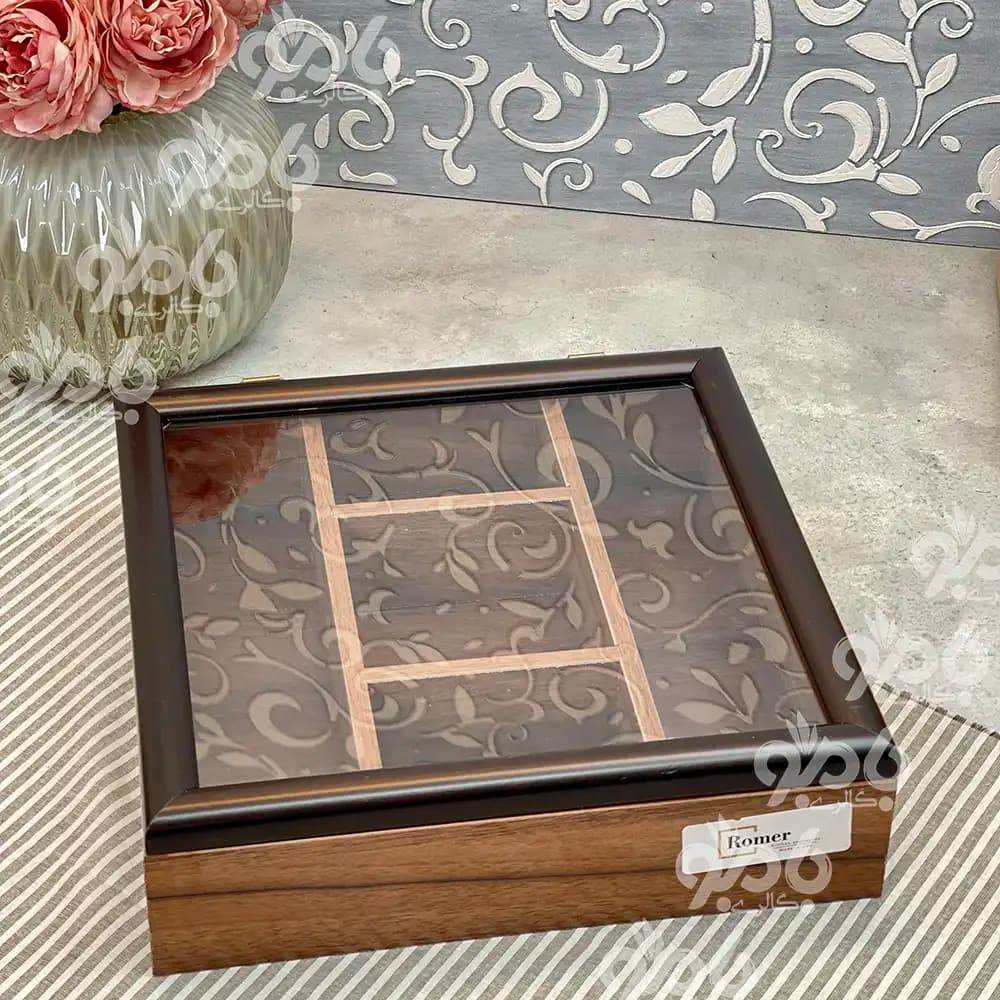 تیبگ چوبی 5خانه رومر 28*28 سانت
