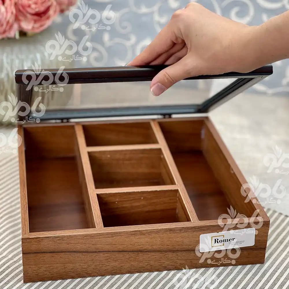 تیبگ چوبی 5خانه رومر 28*28 سانت — تصویر ۲