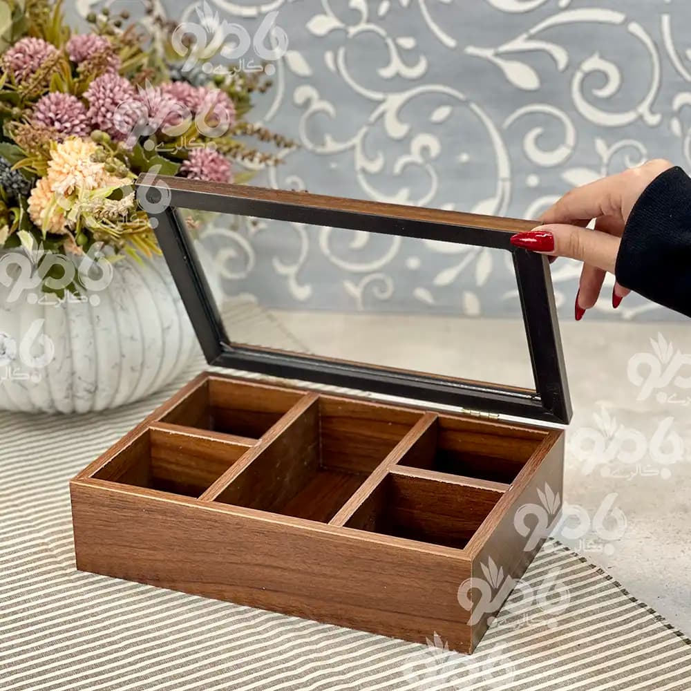 تیبگ چوبی 5خانه رومر 17*25 سانت — تصویر ۲