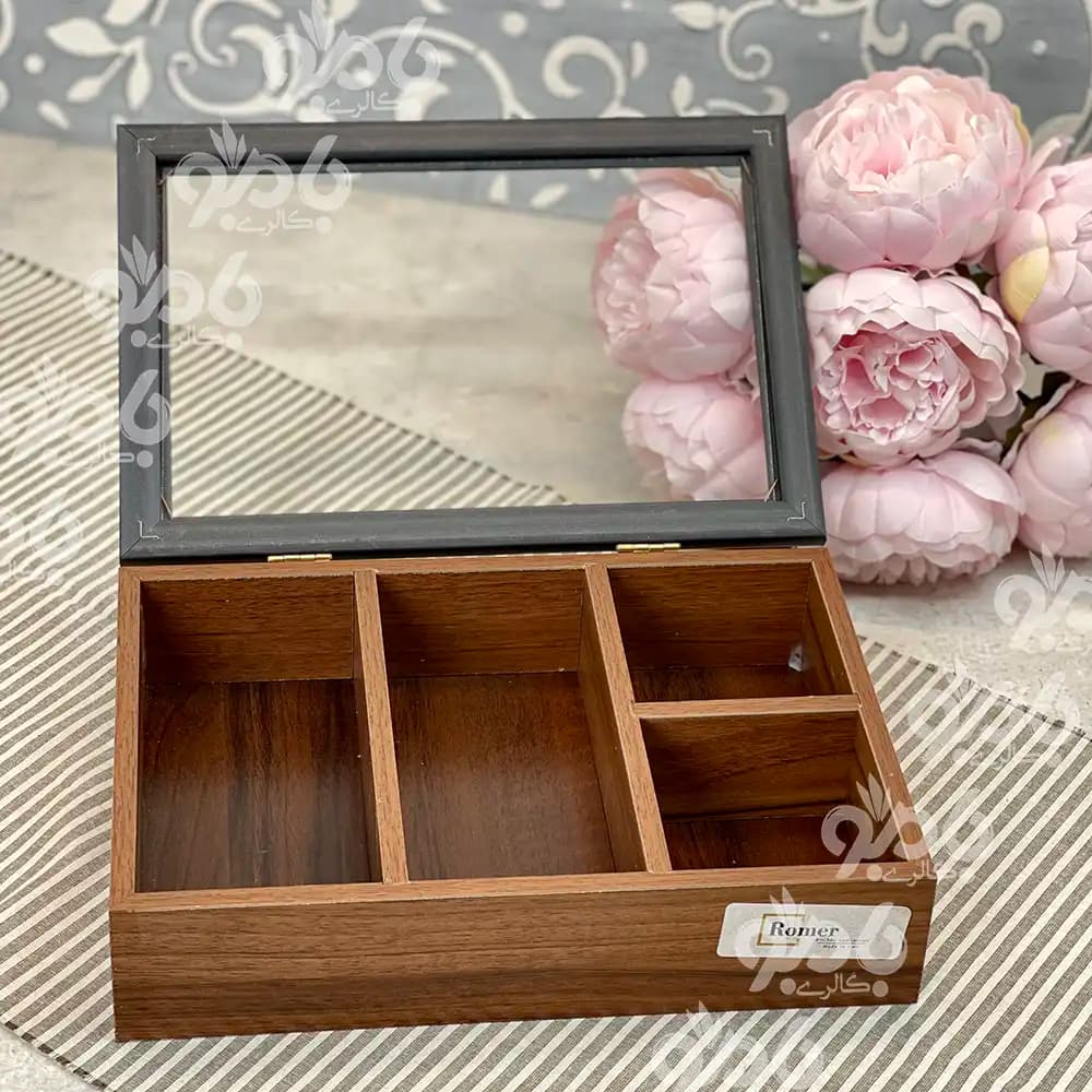 تیبگ چوبی 4خانه رومر 19*28 سانت