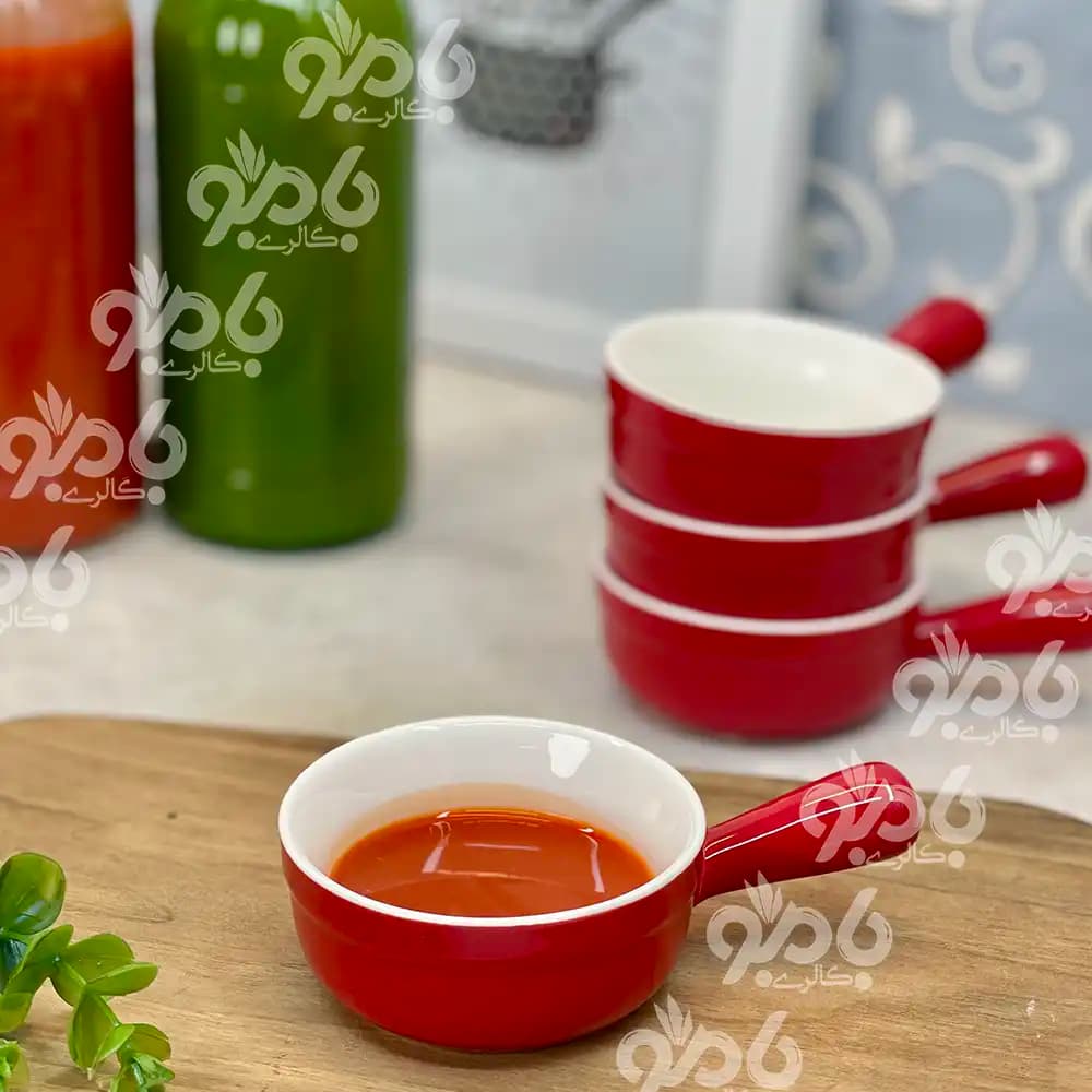سس خوری سرامیکی دنی هوم قرمز