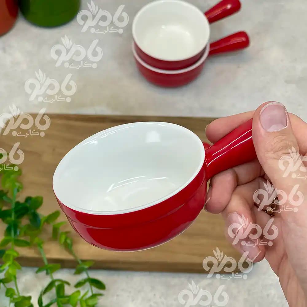 سس خوری سرامیکی دنی هوم قرمز — تصویر ۲