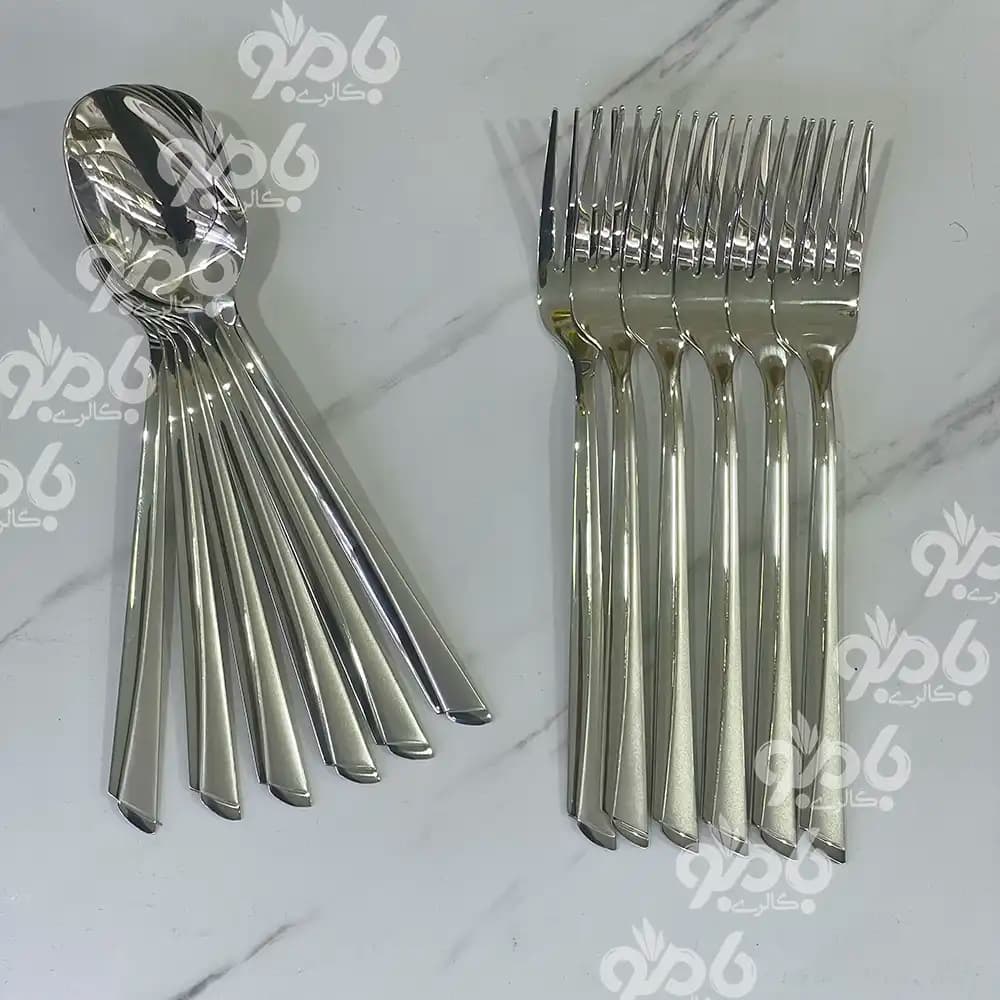 قاشق چنگال تمام استیل یونیک جعبه سفید