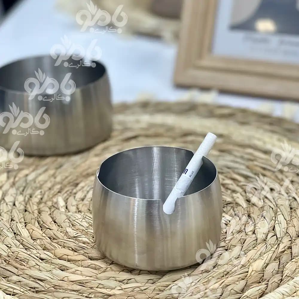 زیر سیگاری کوچک استیل سیلور — تصویر ۳
