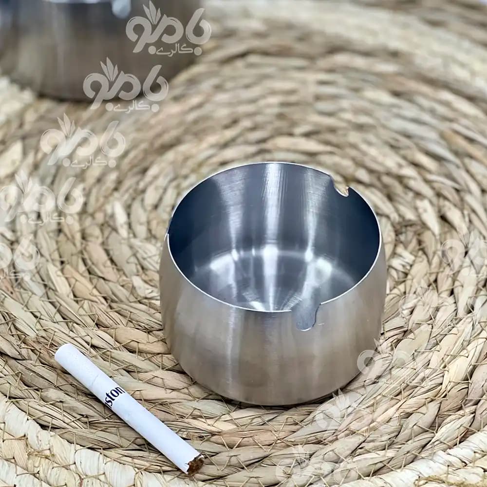 زیر سیگاری کوچک استیل سیلور — تصویر ۲