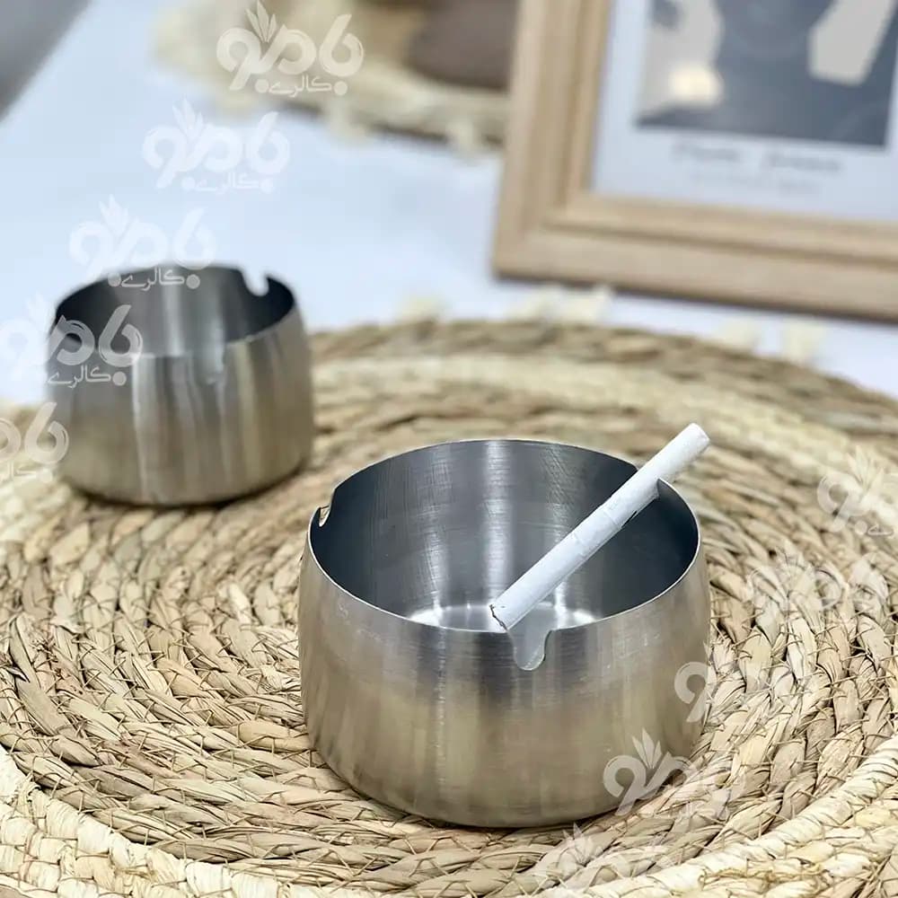 زیر سیگاری بزرگ استیل سیلور — تصویر ۳